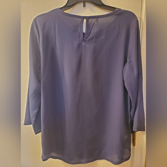 Navy blue blouse - Picture 5 of 6